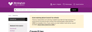 Council Tax - Birmingham City Council