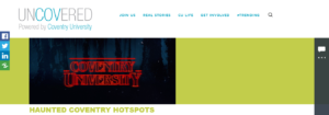 Haunted Coventry hotspots blog