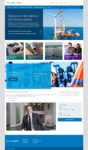 National Grid Group home page